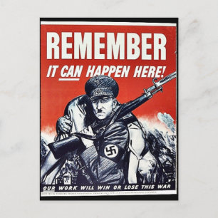 Denken Sie daran, dass es hier passieren kann Postkarte