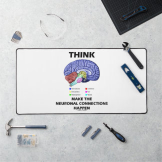 Denken Sie daran, die neuronalen Verbindungen zu e Schreibtischunterlage