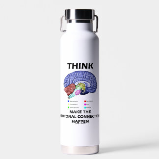 Denken Sie daran, die neuronalen Verbindungen zu e Trinkflasche