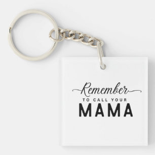Denken Sie daran, Ihr Mama-Geschenk für Kinder anz Schlüsselanhänger