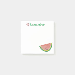 Denken Sie daran, Kawaii Watermelon Post-it Klebezettel