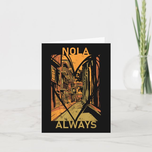 Denken Sie daran, Nola nie vergessen New Orleans i Karte (Vorderseite)