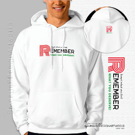 Denken Sie daran, Red Green | White Men Hoodie