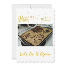 Denken Sie daran, wann wir es wieder mit einer Kar