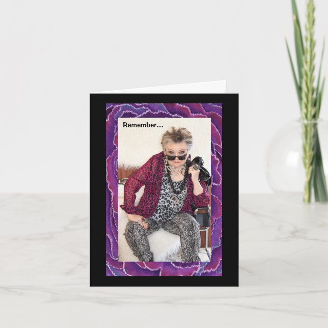 Denken Sie daran, was sich abspielt Karte (Vorderseite)