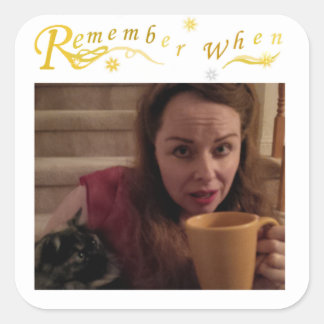 Denken Sie daran, wenn der Aufkleber am Runden Ran