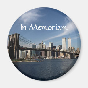 Denken Sie daran, wenn ~ in Memoriam ~ Twin Towers Magnet