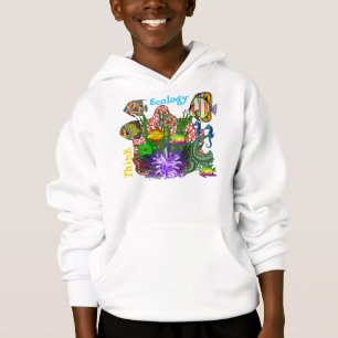 Denken Sie das Ökologie Seaquarium Ozean-Leben Hoodie