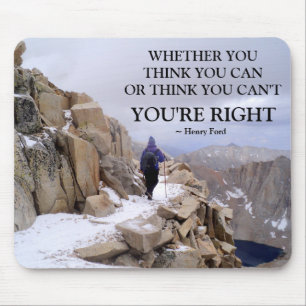 DENKEN Sie, DASS SIE Mausunterlage KÖNNEN Mousepad