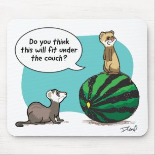 Denken Sie dieses passen unter der Couch? Mousepad