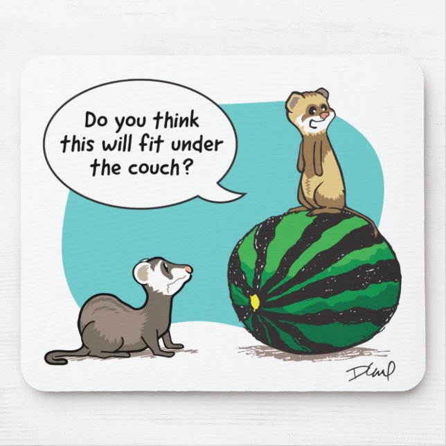 Denken Sie dieses passen unter der Couch? Mousepad (Vorne)