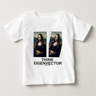 Denken Sie Eigenvektor (Mona Lisa wieder Baby T-shirt