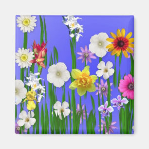 Denken Sie Frühling Magnet