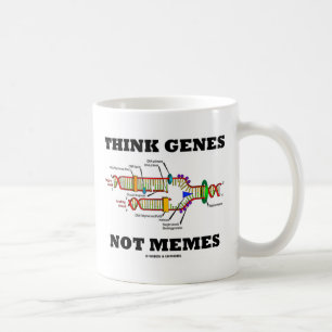 Denken Sie Gene nicht Memes (DNS-Reproduktion) Kaffeetasse