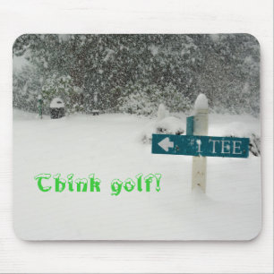 Denken Sie Golf! Mousepad