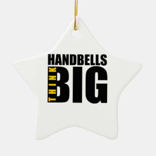 DENKEN SIE GROSSE HANDBELLS MUSIK DESIGNS KERAMIK ORNAMENT