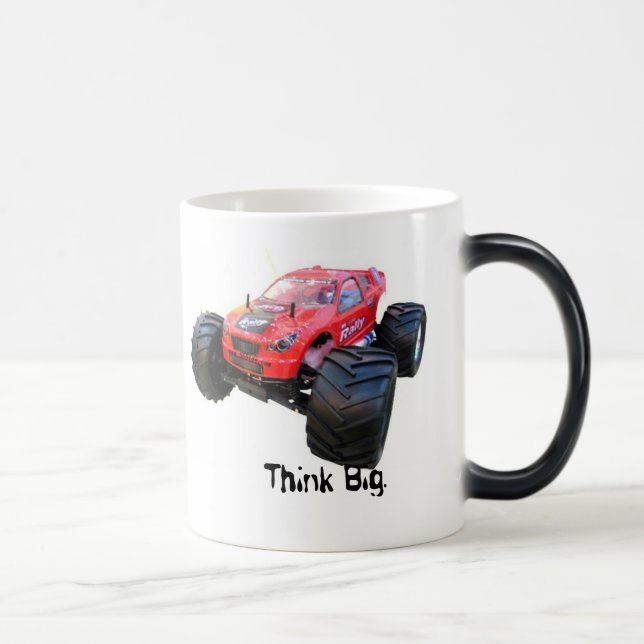 Denken Sie große Tasse - Trumpf-Zitat (Rechts)