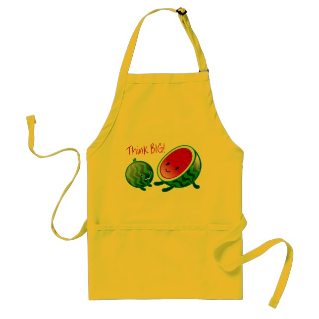 Denken Sie große Wassermelone-Schürze Schürze (Vorne)
