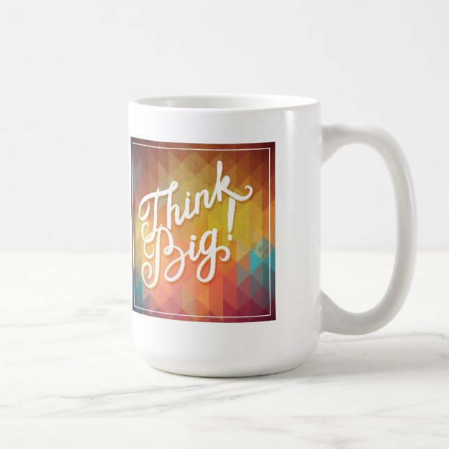 Denken Sie großes Kaffeetasse (Rechts)