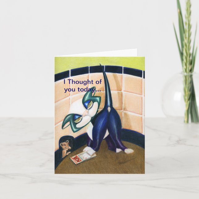 Denken Sie heute, eine Karte, von Alma Lee Karte (Vorderseite)