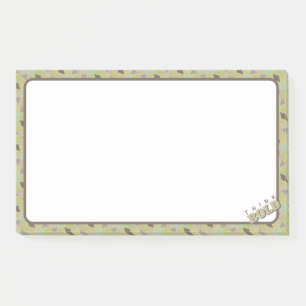 Denken Sie Kühn Brainstorming Olivgrün Post-it Klebezettel