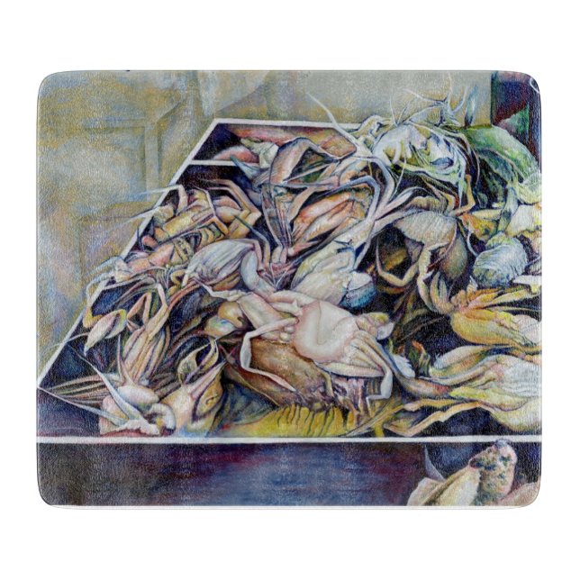 Denken Sie mal über den Tellerrand hinaus, Singapu Schneidebrett (Vorderseite)