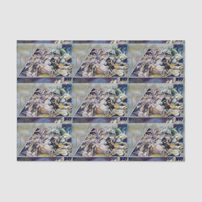 Denken Sie mal über den Tellerrand hinaus, Singapu Seidenpapier (Vorderseite)