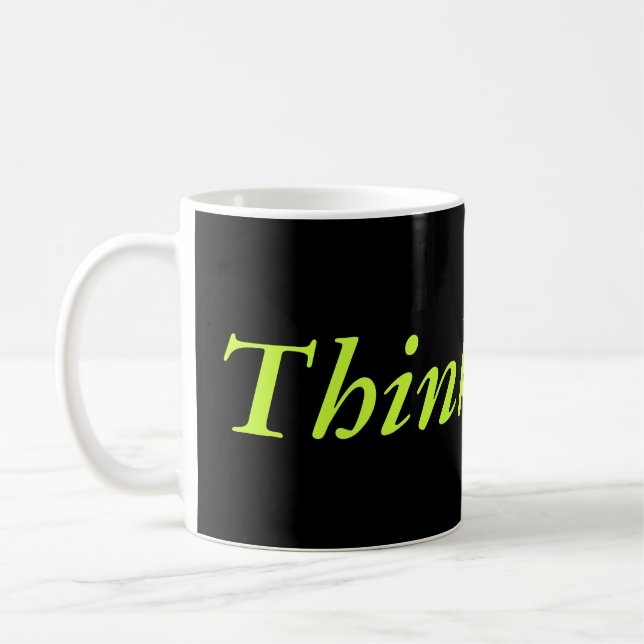 Denken Sie mehr Tasse (Links)