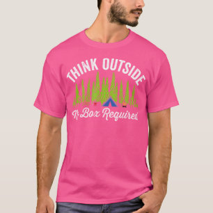 Denken Sie nach außen keine Box erforderlich drauß T-Shirt