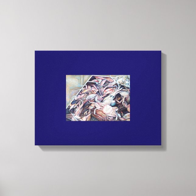 Denken Sie nach außen Leinwanddruck (Vorderseite)