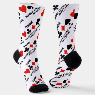 Denken Sie nach, bevor Sie Ihre nächste Card 4 Car Socken