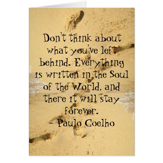 Denken Sie nicht an, was Sie hinter Karte (Vorne)