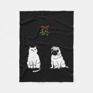 Denken Sie nicht einmal daran, dass es lustige Cat Fleecedecke