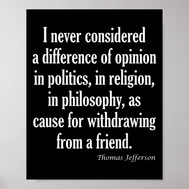 Denken Sie niemals an Unterschiede in Politik, Rel Poster (Vorne)