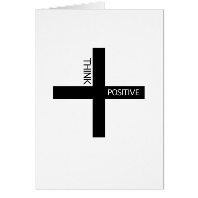 Denken Sie Positiv (Vorne)