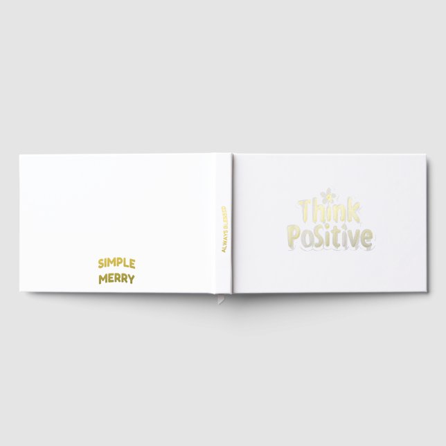 "Denken Sie positiv"  Gästebuch (Voll)