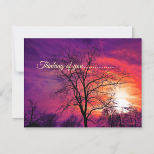 Denken Sie Postkarte