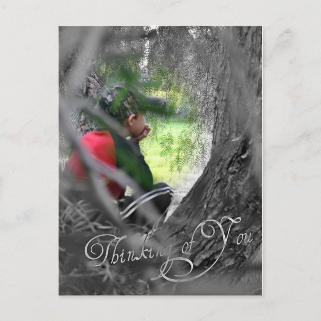 Denken Sie Postkarte (Vorderseite)