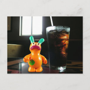 Denken Sie Postkarte