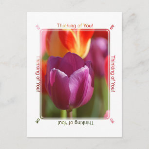 Denken Sie Postkarte