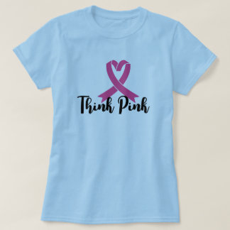 Denken Sie rosa - Hoffnung tragen, Kraft verbreite T-Shirt