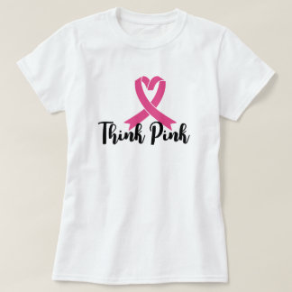 Denken Sie rosa - Hoffnung tragen, Kraft verbreite T-Shirt