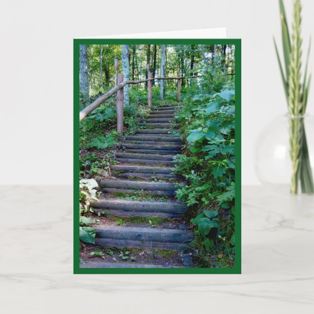 Denken Sie Schritt für Schritt an Sie Karte (Vorderseite)