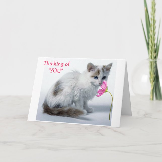 DENKEN SIE/SIE WERDEN EIN JAHR ÄLTER KARTE (Vorderseite)