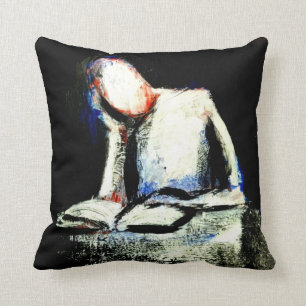 "DENKEN Sie" Throw-Kissen mit Kunst durch Jack Kissen