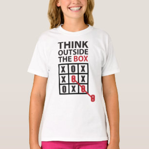 Denken Sie über den Kasten nach T-Shirt