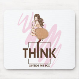 Denken Sie über die Büchse hinaus Mousepad