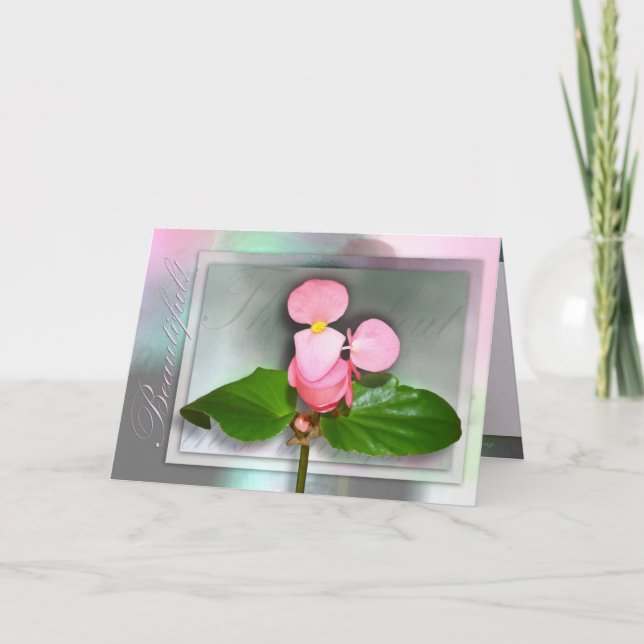 Denken Sie über diese Dinge nach Karte (Vorderseite)