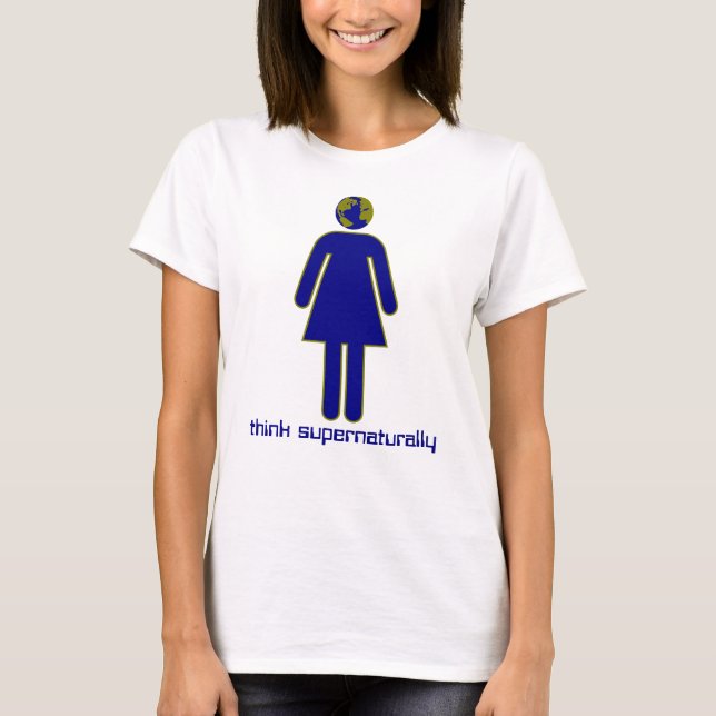 Denken Sie übernatürlich T - Shirt (Vorderseite)