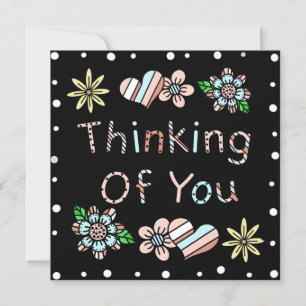 Denken Sie Whimsisches Floral Einladung